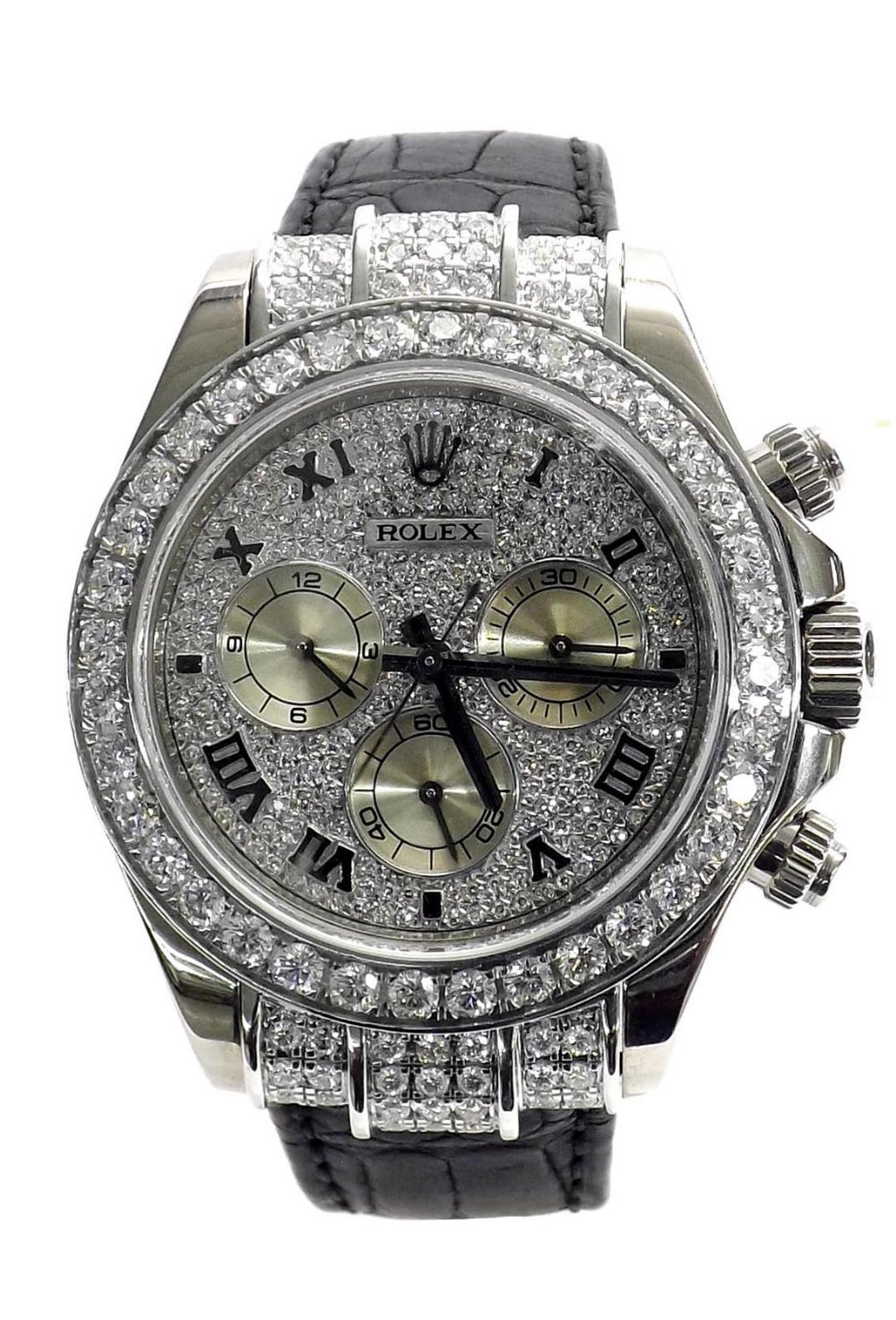 (15 544330-1-A) Impressive Rolex Oyster Perpetual Cosmograph Daytona 18ct white gold and diamond