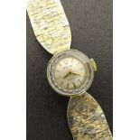 Rolex Precision 9ct lady's bracelet watch, hallmarked London 1964, 18 jewel movement cal. 1401,