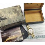 Rolex Oyster Perpetual Air King Precision 14k gentleman's bracelet watch, ref. 5500,  no. 5023678,