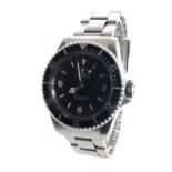 Rare Rolex Oyster Perpetual Submariner stainless steel gentleman's bracelet watch with 3-6-9