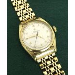 Rolex Oyster Precision 9ct gentleman's bracelet watch, ref. 6422, ser. no. 237xxx, circa 1956, the