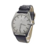 Omega Geneve stainless steel gentleman's wristwatch, circa 1968, ref. 135.041, circular silvered