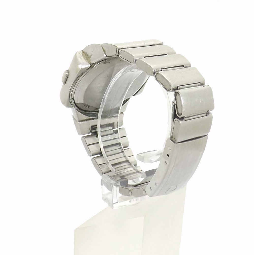 Omega Time Computer LED 1970s stainless steel gentleman's bracelet watch, 41mm - Image 2 of 3