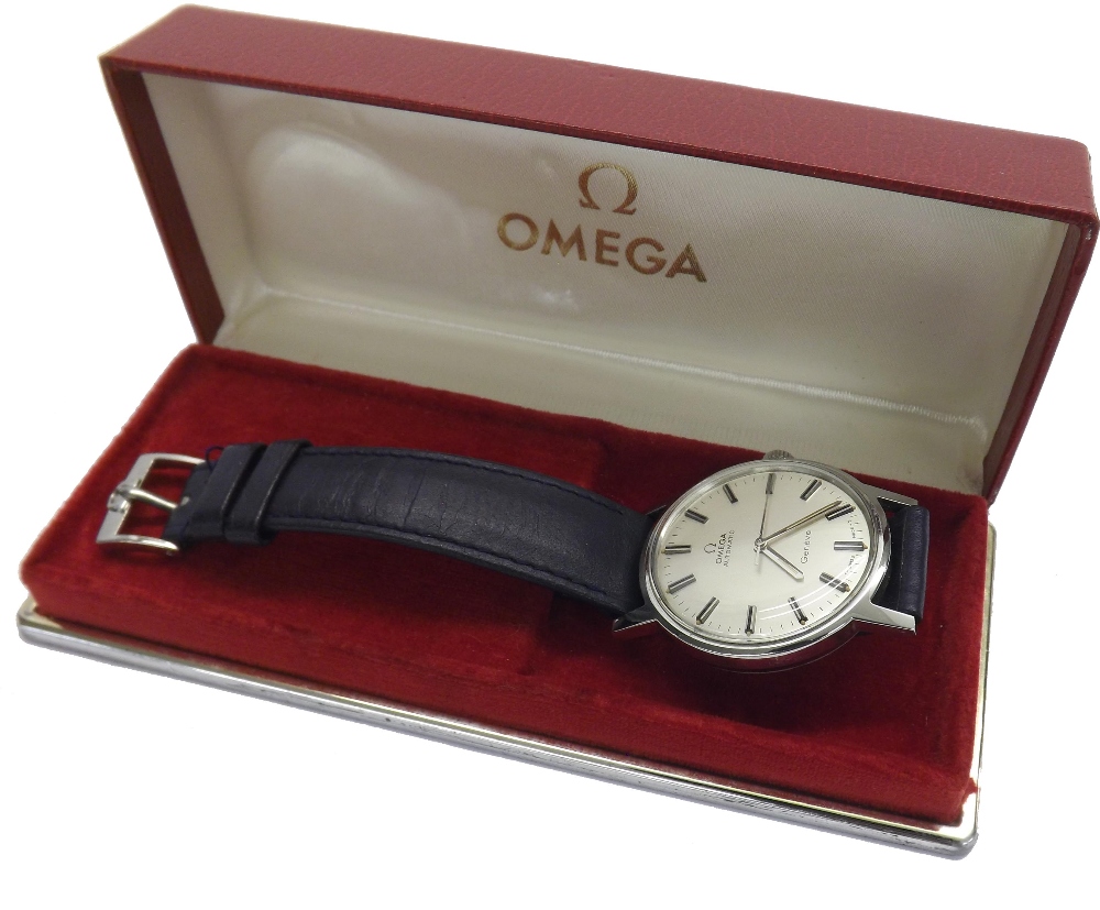 Omega Geneve automatic stainless steel gentleman's wristwatch, circa 1969, ref. 165.070, the