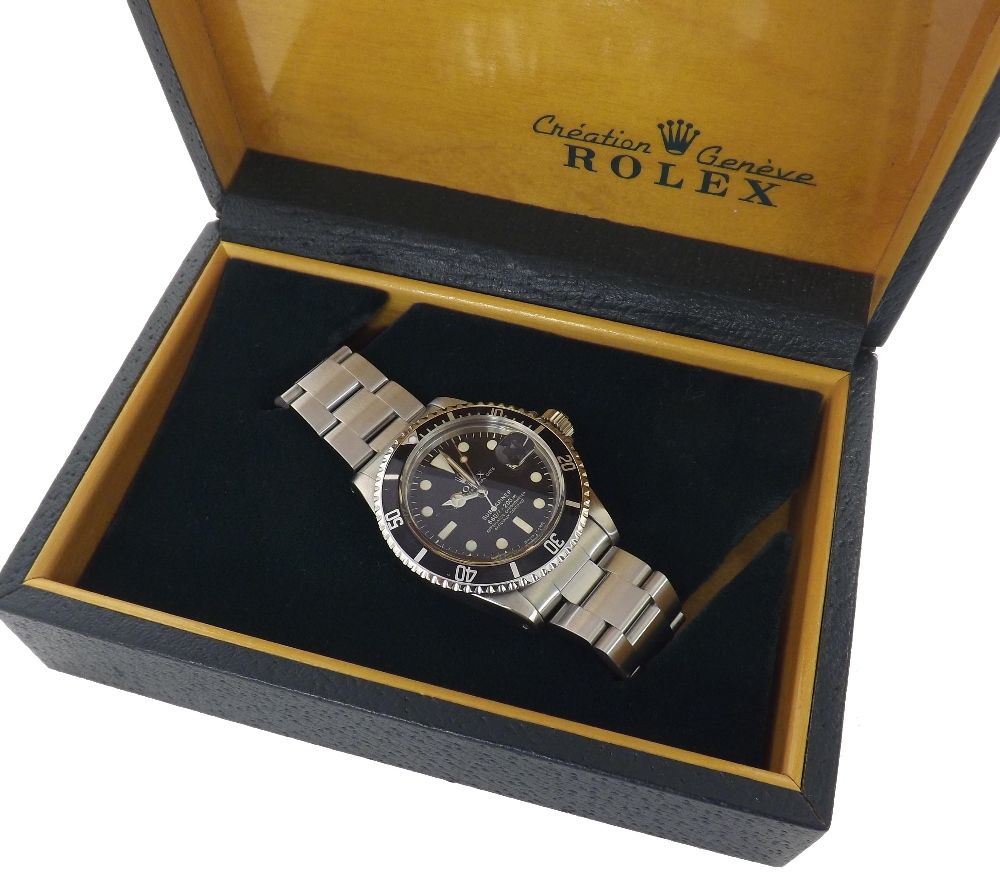 Rolex Oyster Perpetual Date Submariner stainless steel gentleman's bracelet watch, ref. 1680, no.