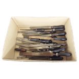 Large quantity of rasps and files, mainly with turned ebonised handles