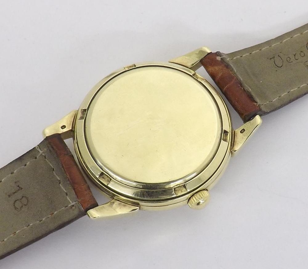 Omega Seamaster Calendar automatic 18k gentleman's wristwatch, circa 1951, ref. 2627 SC, gilt dial - Image 2 of 2