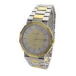 Baume & Mercier Riviera quartz steel and gold gentleman's bracelet watch, ref. A5112.018, no.