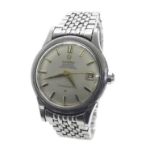 Omega Constellation Chronometer automatic stainless steel gentleman's bracelet watch, circa 1958,