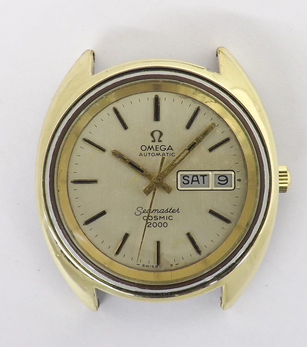 Omega Seamaster Cosmic 2000 1970s automatic gold plated and stainless steel gentleman's