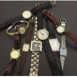 Assorted wristwatches to include Sekonda, Accurist, Guillaume, Pierre Rucci, Enicar etc