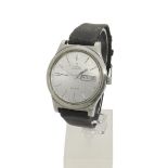 Omega Geneve automatic day/date stainless steel gentleman's wristwatch, circa 1975/76, ref. 166