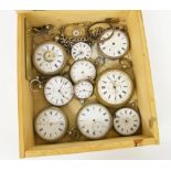 Small quantity of silver and nickel cased pocket watches in need of repair