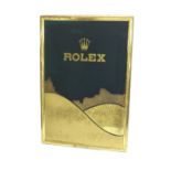 Vintage Rolex Perspex advertising display sign, 21.5'' x 15'' approx