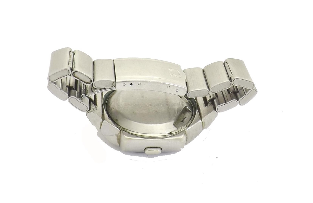 Omega Time Computer LED 1970s stainless steel gentleman's bracelet watch, 41mm - Image 3 of 3