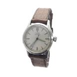 Tudor Oyster mid-size stainless steel wristwatch, ref. 4453, case no. 32588, circa 1960, the