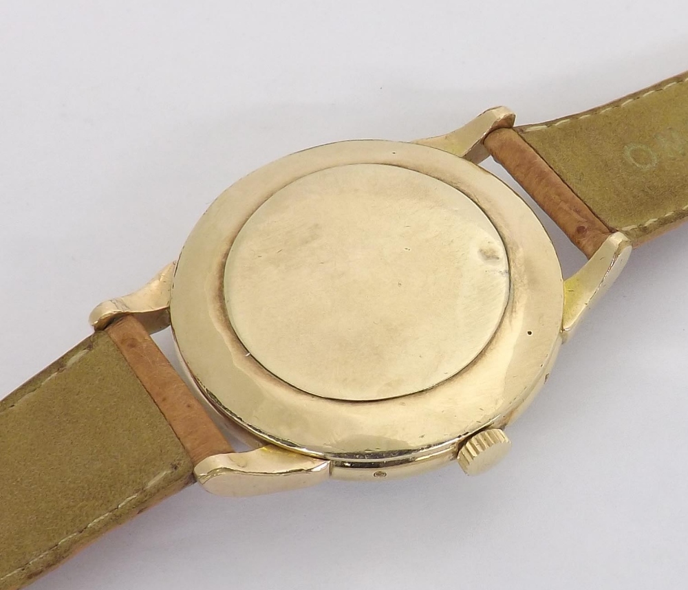 Omega triple calendar gold plated gentleman's wristwatch with moon phase, circa 1947/48, ref. 2486- - Image 2 of 2