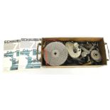 Good quantity of Schaublin 10mm lathe parts and attachments etc; also two company brochures