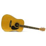 Hondo II H270A acoustic guitar, made in Korea, the finish with various minor and more significant