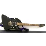 Maverick X-1 electric guitar, ser. no. X-100062, black finish with minor belt rash to the back,