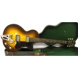 1963 Hofner Club 50 electric guitar, ser. no. 1882, sunburst finish in good condition for age with