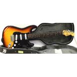 2008 Squier by Fender Vintage Modified Series Stratocaster electric guitar, crafted in India, ser.