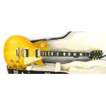 2011 Gibson Les Paul Standard electric guitar, made in USA, ser. no. 103210692, faded honey burst