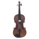 French violin circa 1910, 14 1/4", 36.20cm (at fault)