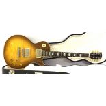 2005 Gibson Les Paul Standard electric guitar, made in USA, ser. no. 00085584, tobacco burst finish,