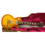 2002 Gibson Les Paul Standard Light Burst electric guitar, made in USA, ser. no. 01012441, electrics