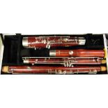 *Contemporary bassoon stamped Louis Standard Made for Rudall Carte & Co. Ltd., case