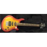 Washburn Maverick series BT-4/CS electric guitar, cherry sunburst finish with some light surface