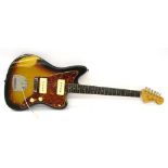 1963 Fender Jazzmaster electric guitar, made in USA, ser. no. L26896, neck stamped September '63,