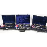 *Buffet Crampon & Co. B12 clarinet; together with a Buffet Crampon & Co. B10 clarinet and another