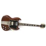 1968 Gibson SG Standard electric guitar, made in USA, ser. no. 522279, cherry finish, body with