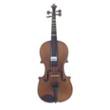 French violin circa 1900, 13 15/16", 35.40cm