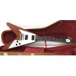 2005 Gibson Flying V electric guitar, made in USA, ser. no. 01475678, faded cherry finish with