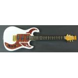 Burns Club series Marquee electric guitar, made in Korea, ser. no. 2010172, white finish,