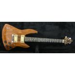 Geoff Gale Cobra electric guitar, natural finish with some minor blemishes, DiMarzio humbucker