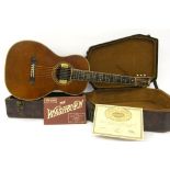2008 Washburn R318SKK limited edition 125th Anniversary small bodied acoustic guitar, no. 77/250,