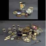 Mixed miscellaneous lot to include collection of silver plated items and various porcelain to