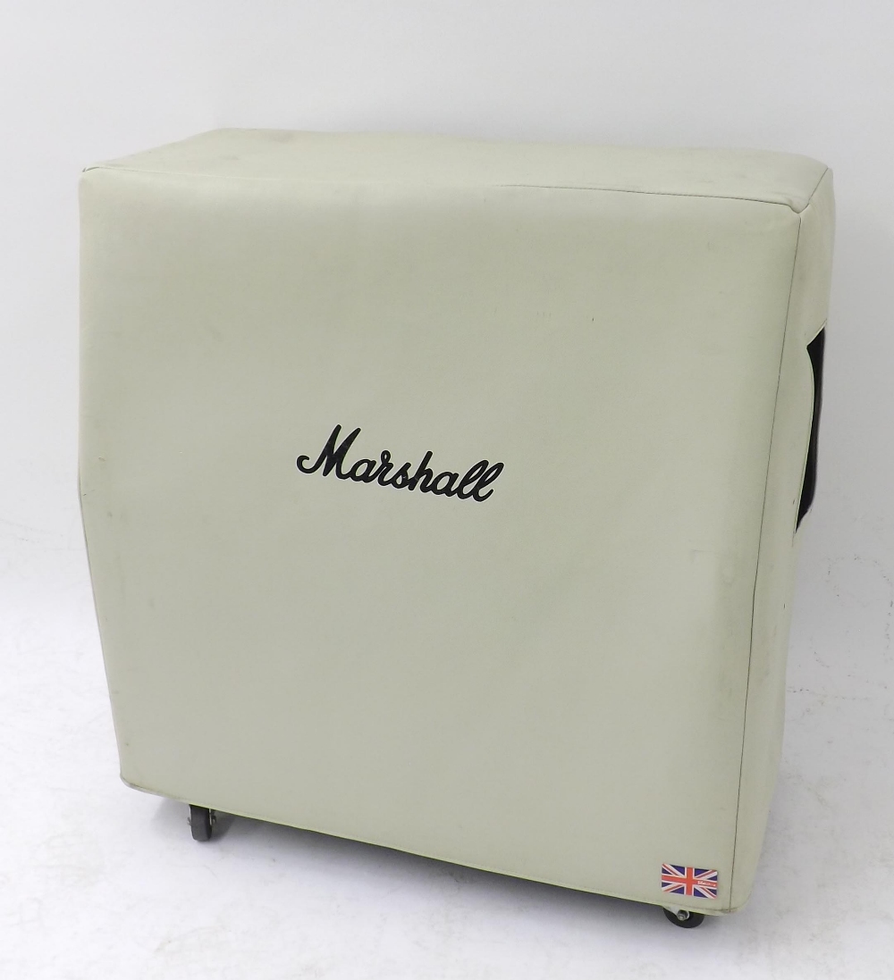 1976 Marshall JMP MK 2 guitar amplifier head, ser. no. S/A2186H, with a cream badged dust cover; - Image 7 of 7