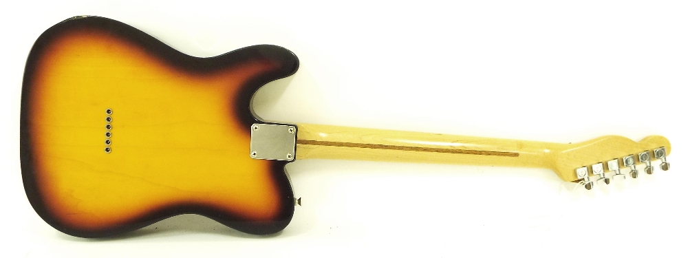Fender Telecaster electric guitar, made in Mexico, ser. no MZ1xxxxx7, sunburst finish with - Image 2 of 2