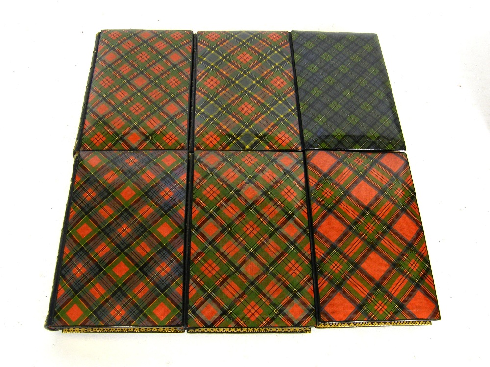 Tartan ware - Sir Walter Scott - Scott's' Poetical Works with tartanware binding in the Stuart, - Image 4 of 7