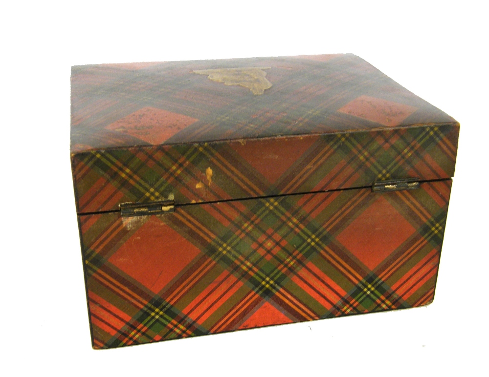 Tartan ware - Sir Walter Scott - Scott's' Poetical Works with tartanware binding in the Stuart, - Image 7 of 7