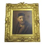 English School (19th century) - Portrait of a gentleman, possibly a Rabbi or Jewish merchant,
