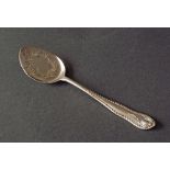 Silver presentation spoon, the underside of the bowl inscribed 'Yeovil Dog Show 1905, C. Prelate',