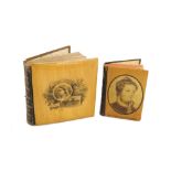 Mauchline ware - Queen Victoria's Jubilee Birthday Book, 4" square; also another book The Story of