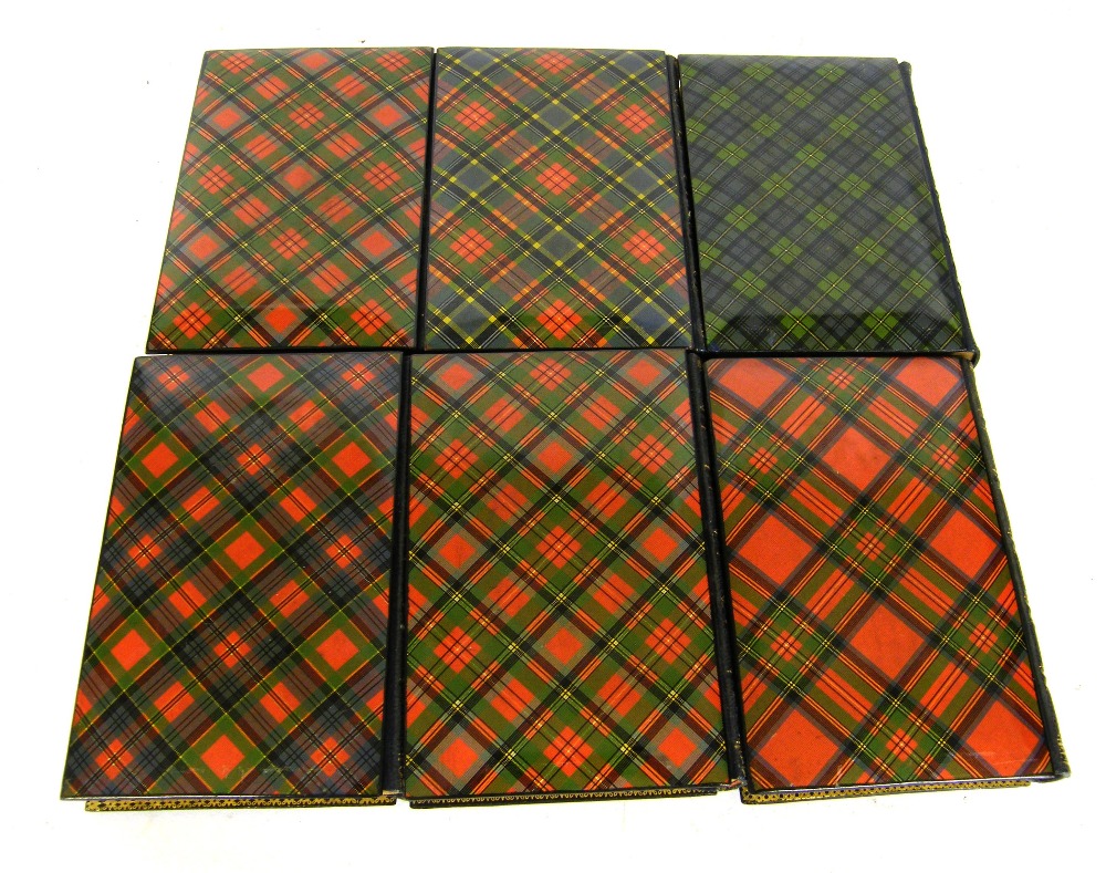 Tartan ware - Sir Walter Scott - Scott's' Poetical Works with tartanware binding in the Stuart, - Image 5 of 7