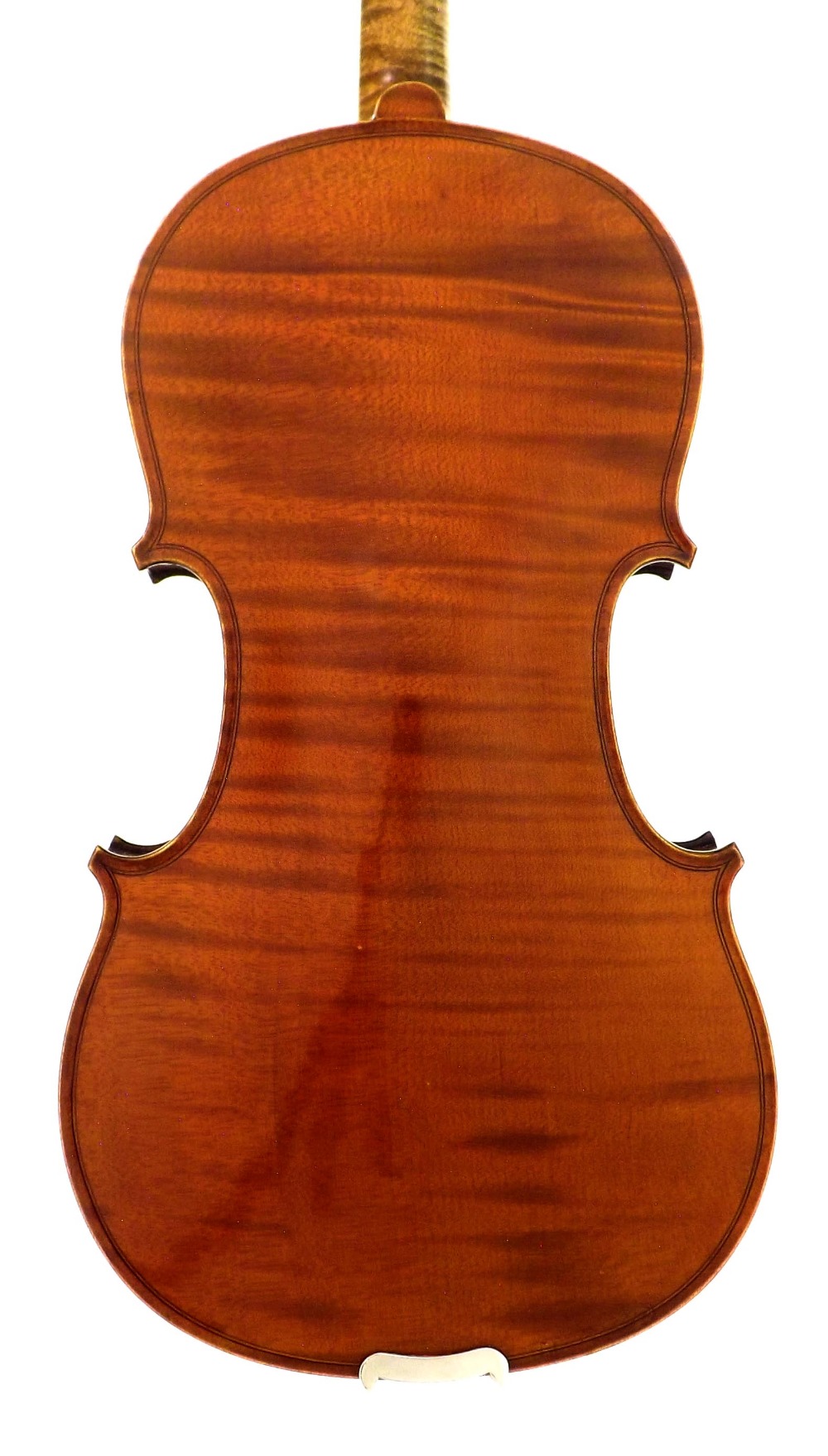 Violin labelled Giuseppe Vignali, da Verucchio, 1916, the one piece back of broad curl with - Bild 2 aus 3